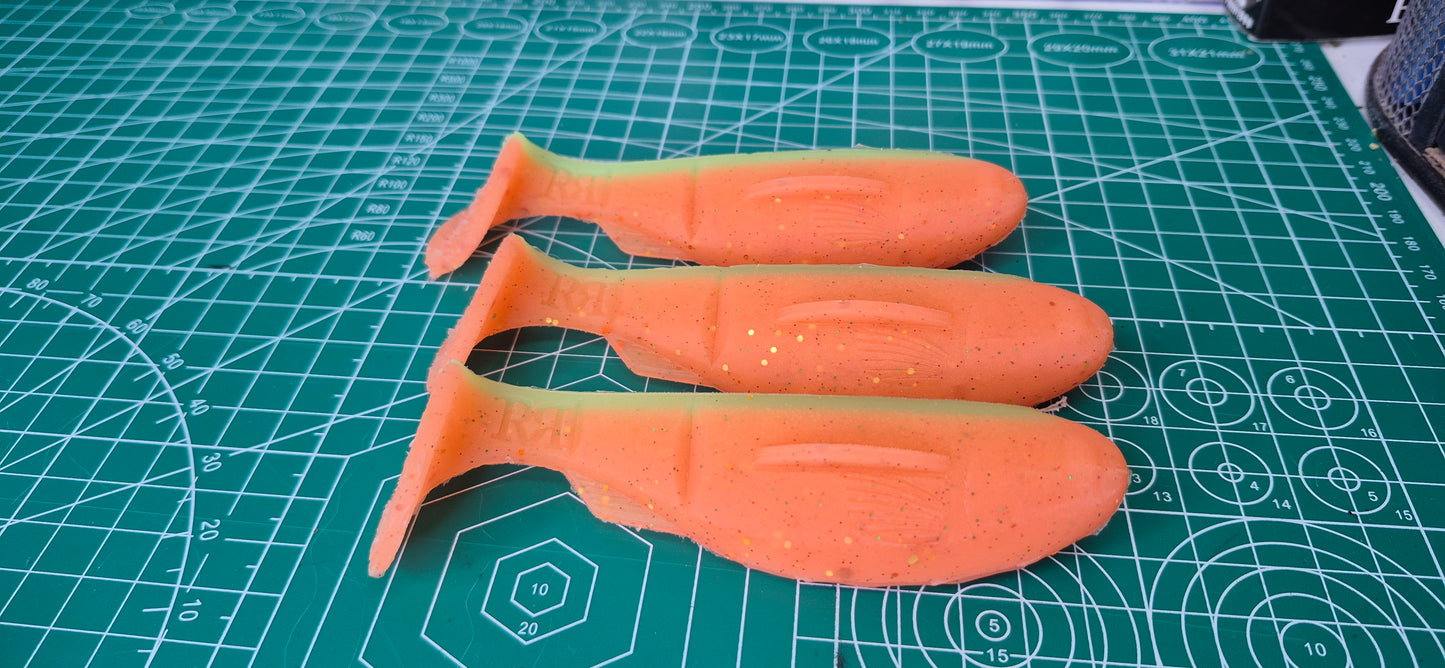 New Local thin Swimbait 5" pk 3 #2