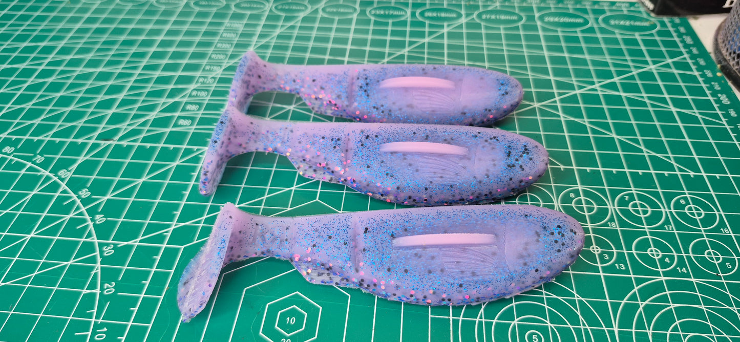 New Local thin Swimbait 5" pk 3