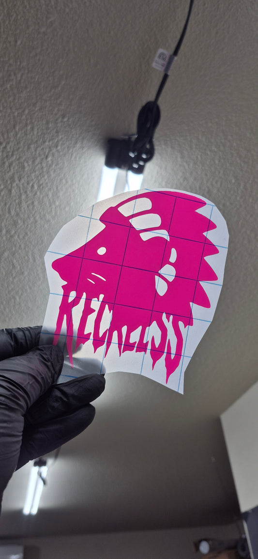 Reckless Rodents baits Rat headdress 5×4 (Pink)