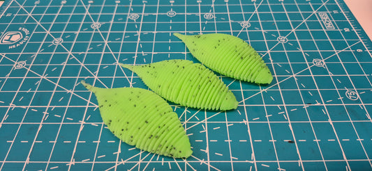 3.5  Reckless Leaches 3pk slimer gree