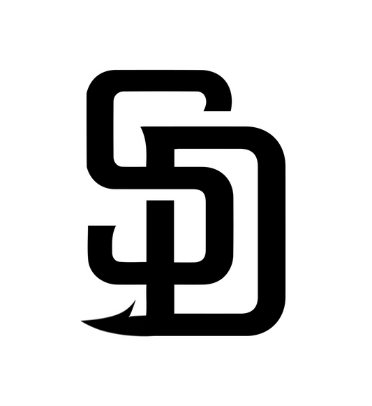 SD Fishing Vinyl sticker 4.5 x 3.5 (white)