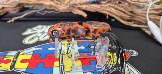 Jt Ribbit Orange Holographic blue and purple shift bottom Slowsink